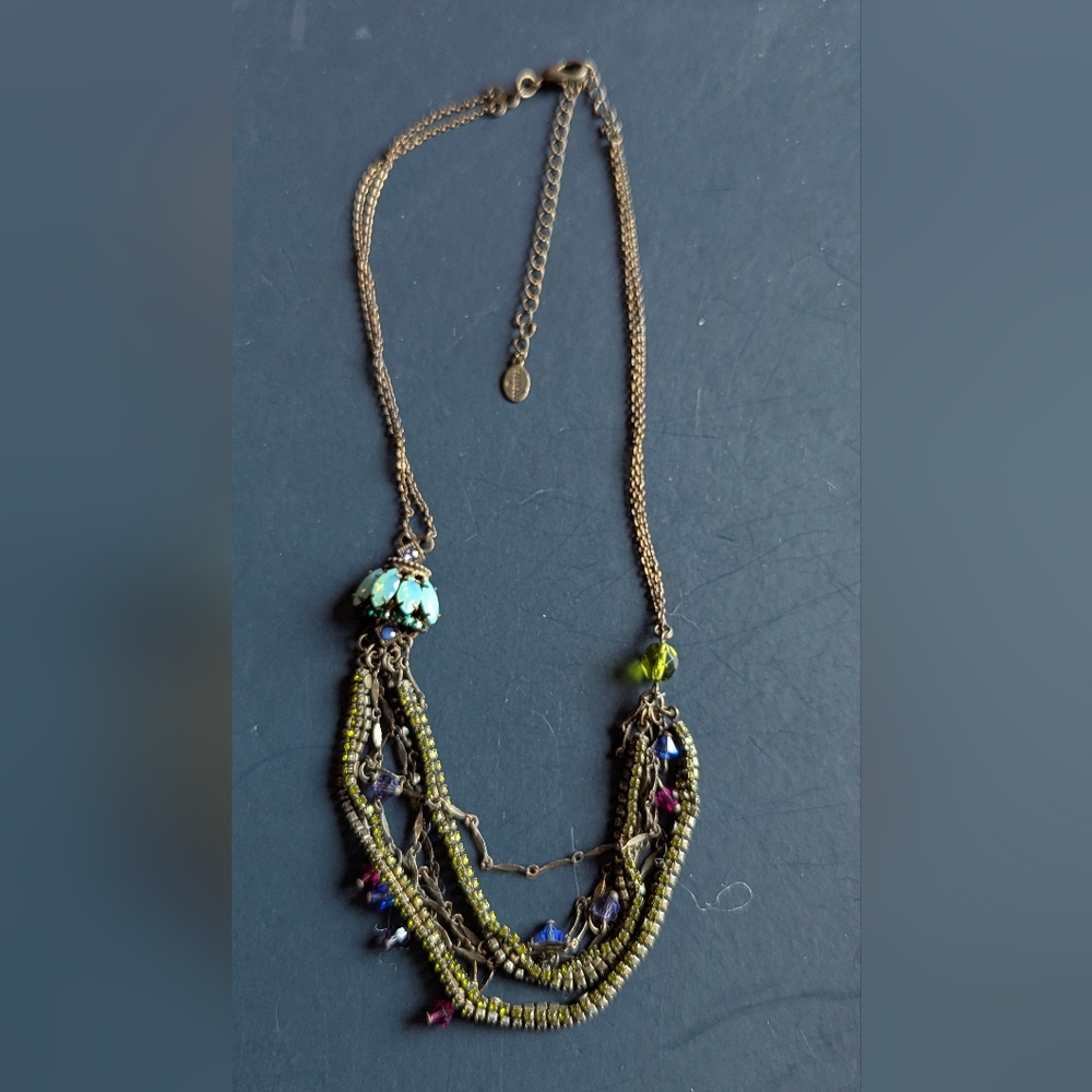 Sorrelli Wild Meadow Multi Chain Necklace
